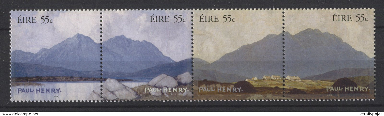 Ireland - 2008 Paul Henry's Death Strip MNH__(TH-26400) - Ongebruikt