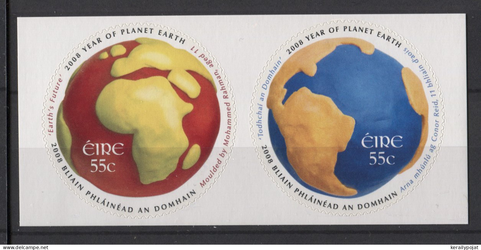 Ireland - 2008 Year Of The Planet Earth Pair MNH__(TH-26409) - Nuevos