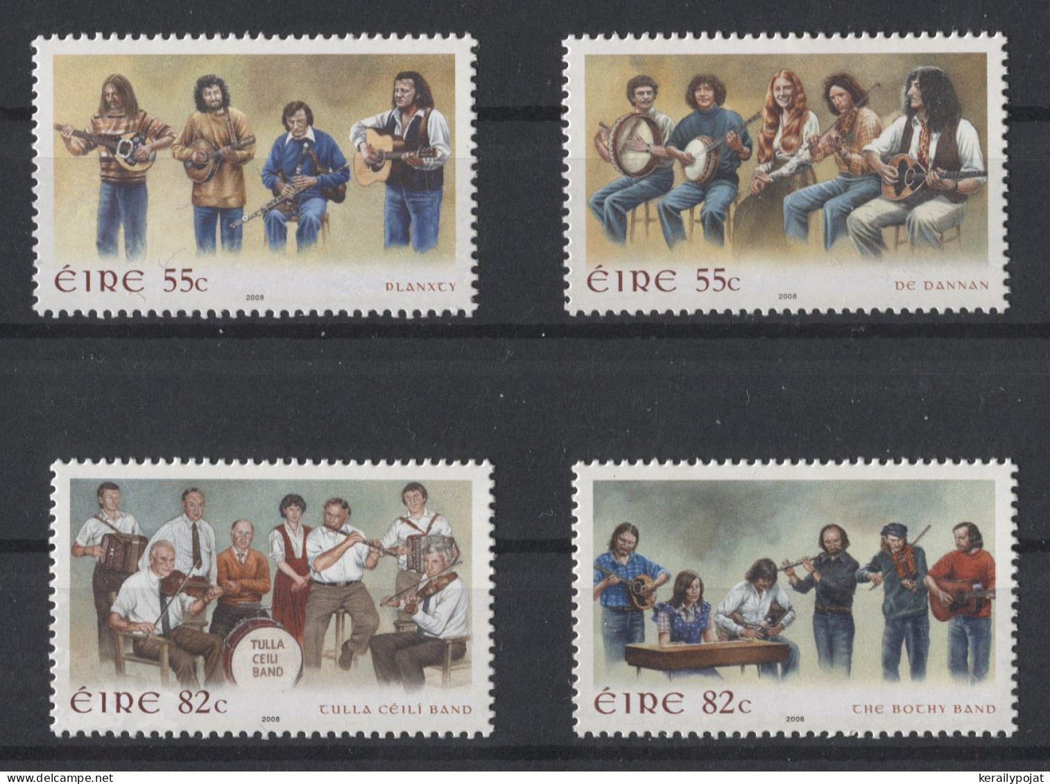 Ireland - 2008 Irish Music Groups MNH__(TH-26280) - Nuevos