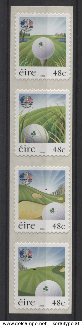 Ireland - 2006 Ryder Cup Golf Tournament Self-adhesive Strip MNH__(TH-26236) - Nuevos