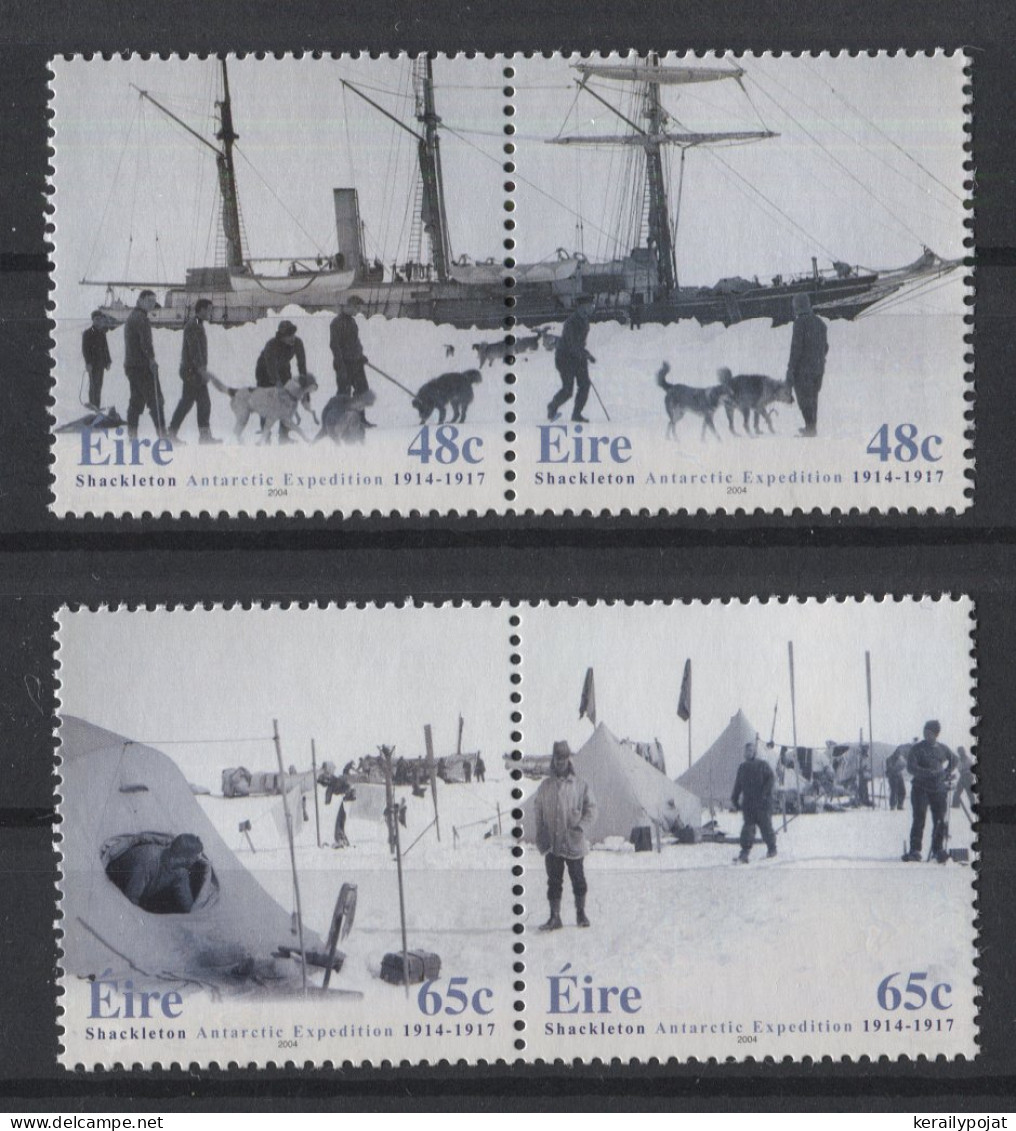 Ireland - 2004 Ernest Shackleton Pairs MNH__(TH-26397) - Unused Stamps