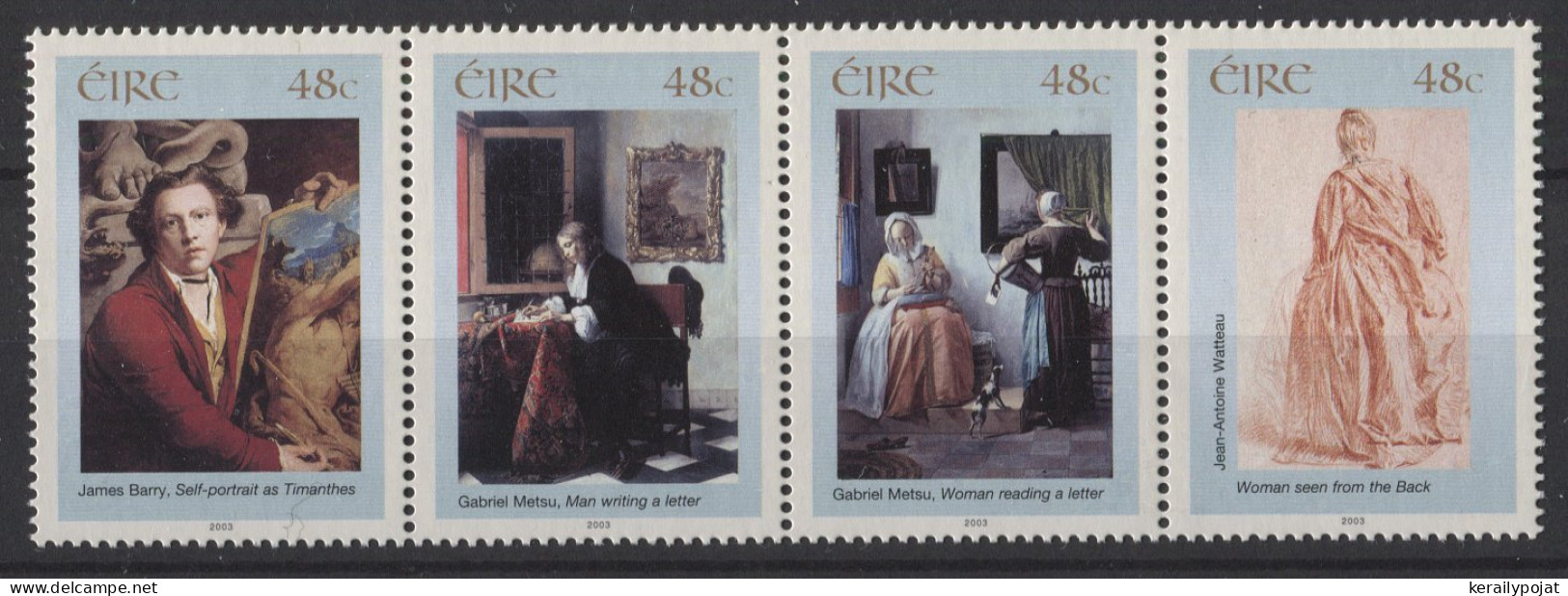 Ireland - 2003 Paintings Strip MNH__(TH-26337) - Nuevos