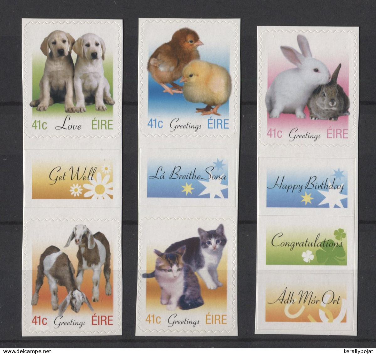 Ireland - 2003 Young Pets Self-adhesive MNH__(TH-26367) - Nuevos