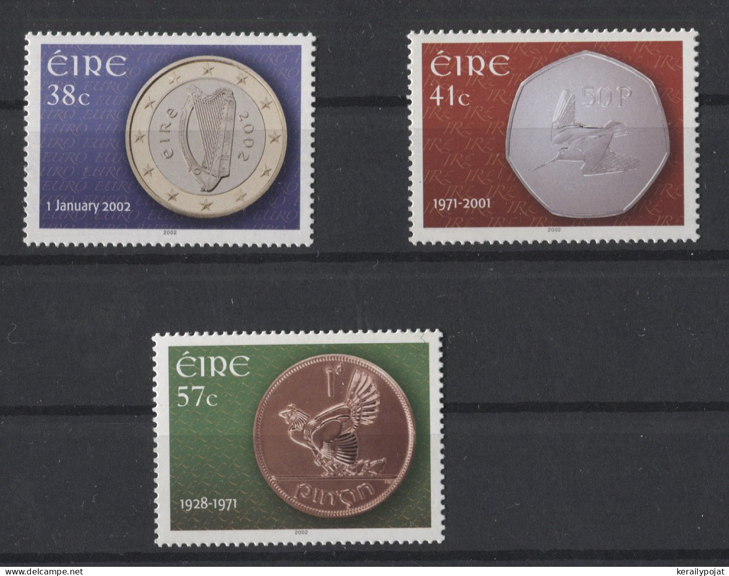 Ireland - 2002 Introduction Of Euro Coins And Banknotes MNH__(TH-26252) - Unused Stamps