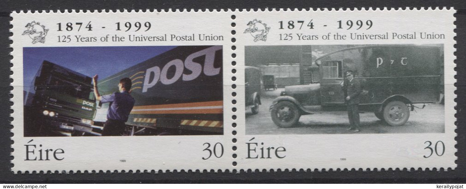 Ireland - 1999 Universal Postal Union Pair MNH__(TH-26272) - Neufs