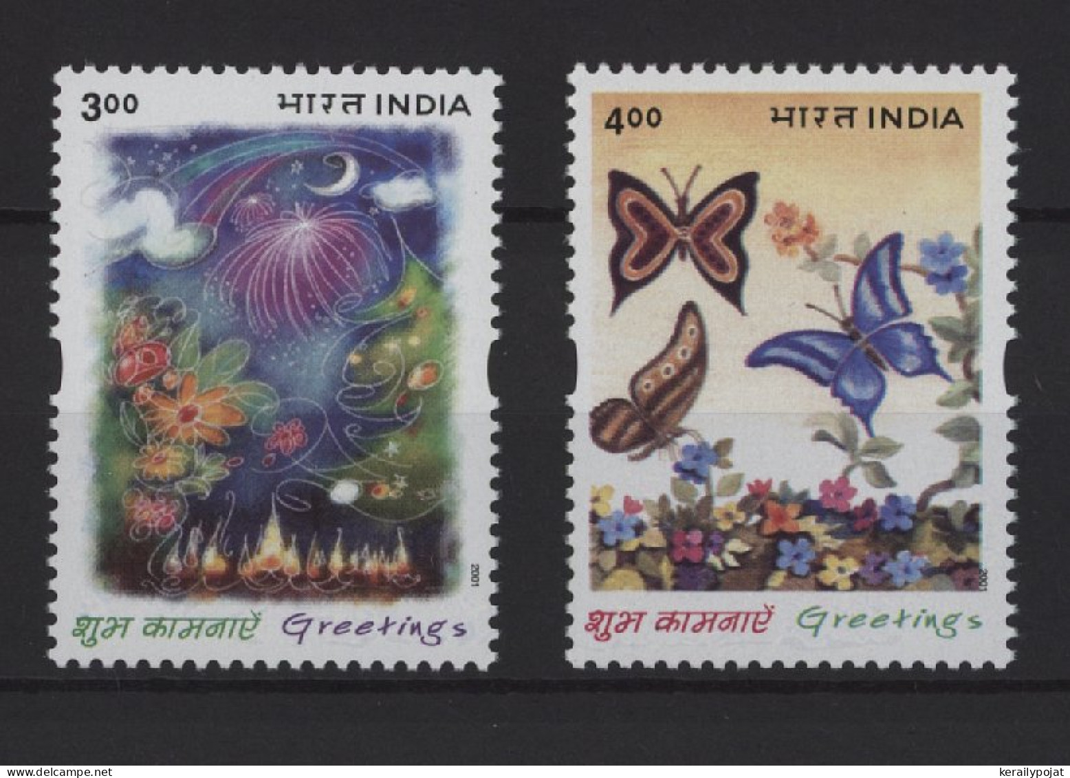 India - 2001 Greeting Stamps MNH__(TH-26891) - Nuevos