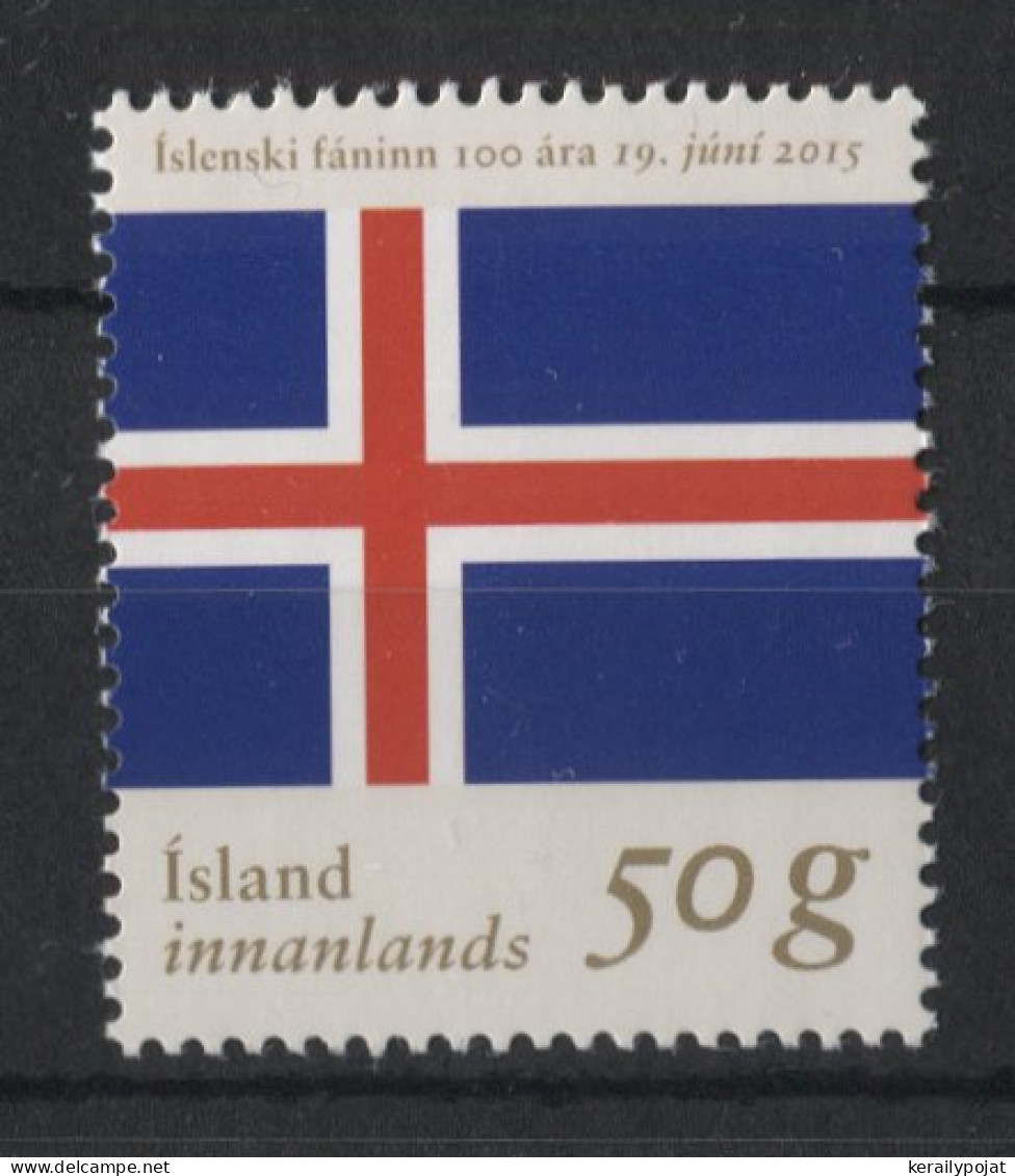 Iceland - 2015 Icelandic Flag MNH__(TH-23082) - Ongebruikt