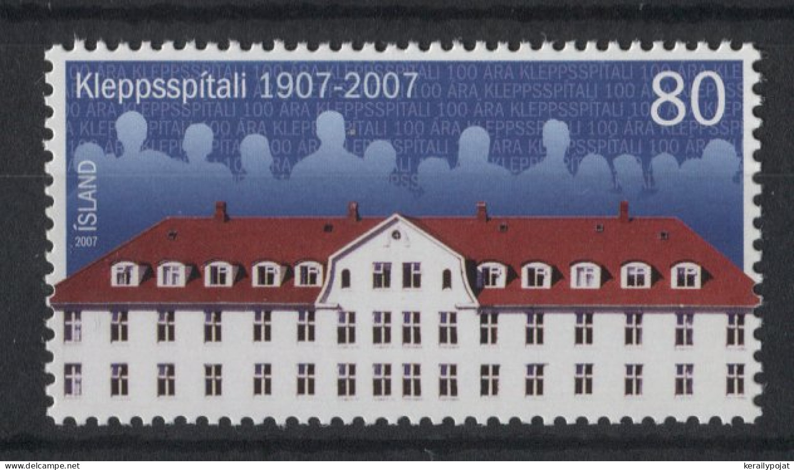 Iceland - 2007 100 Years Psychiatric Kleppsspital MNH__(TH-23112) - Unused Stamps