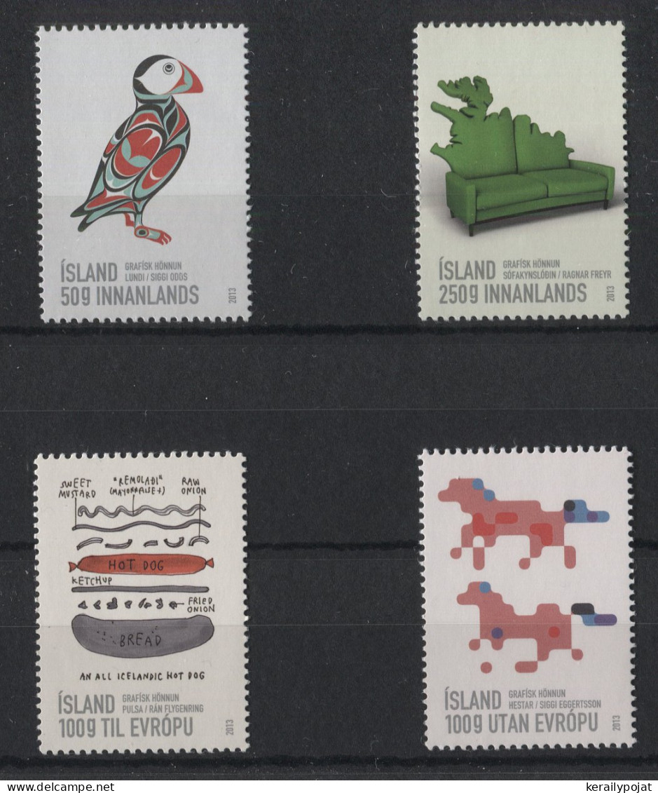 Iceland - 2013 Contemporary Design MNH__(TH-23070) - Unused Stamps