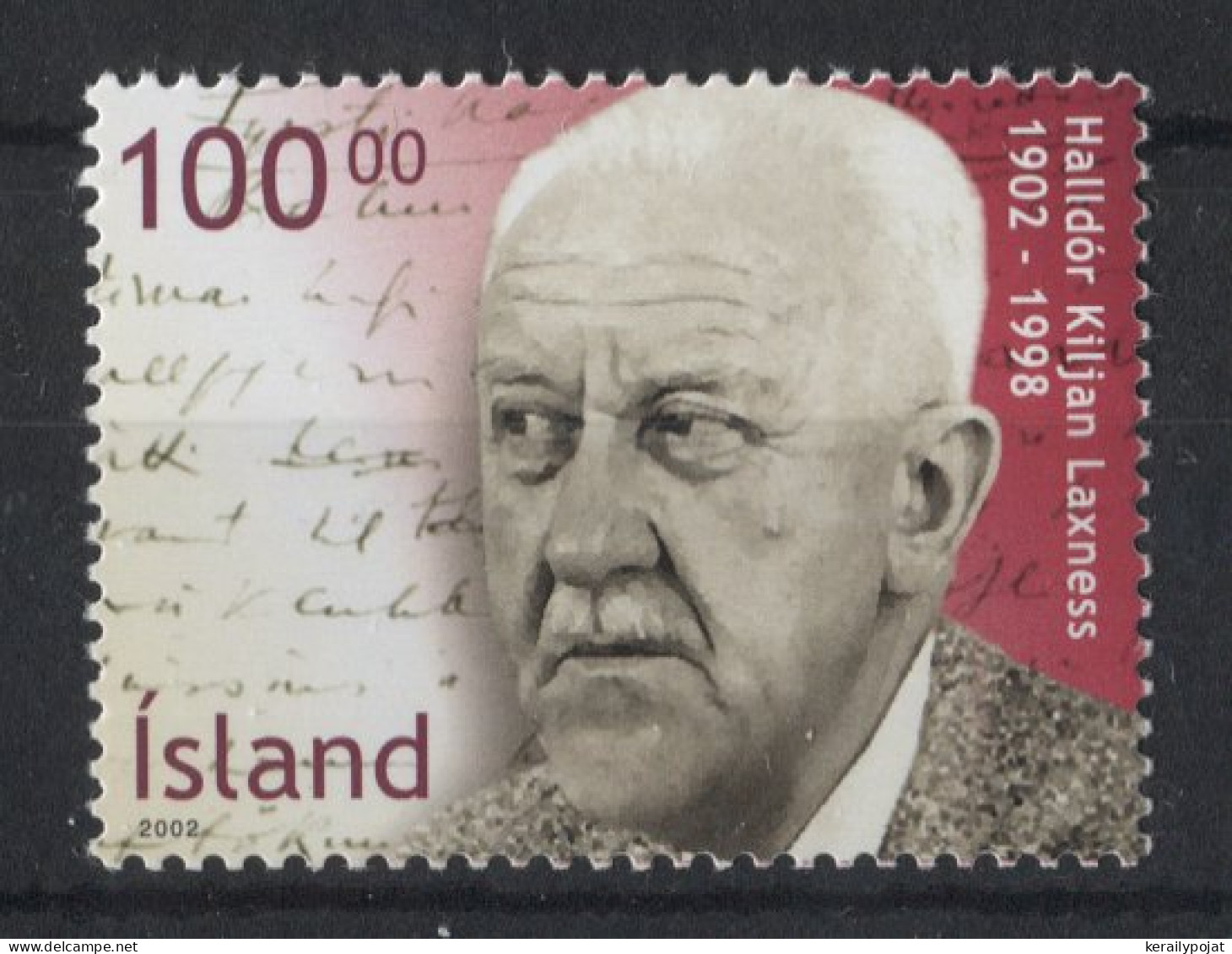 Iceland - 2002 Halldór Laxness MNH__(TH-23103) - Unused Stamps