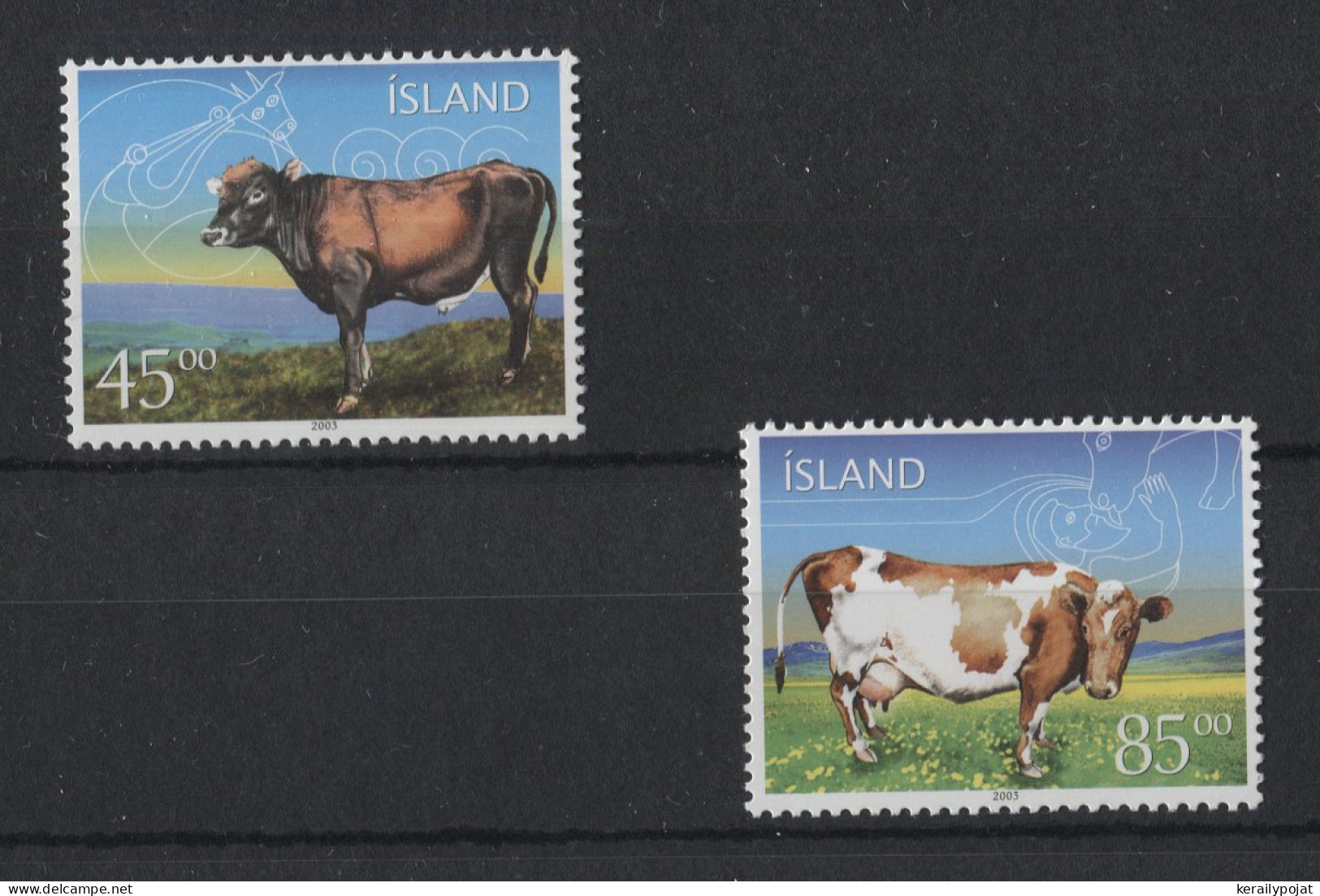 Iceland - 2003 The Icelandic Cattle MNH__(TH-23102) - Neufs