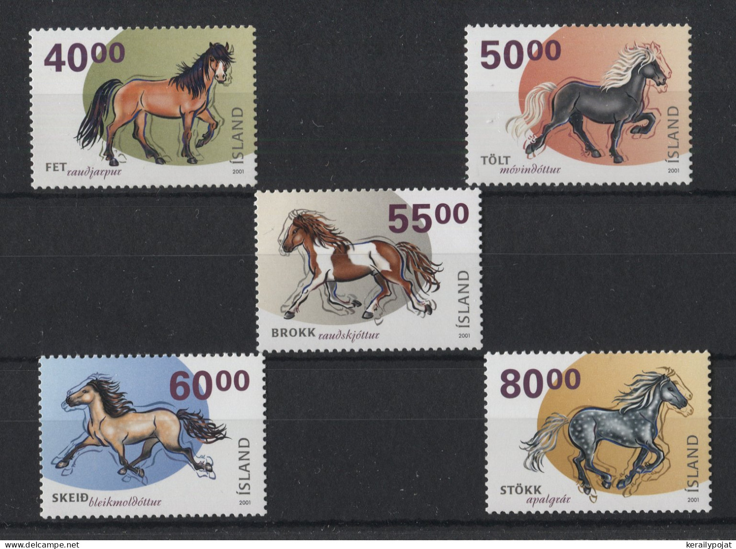 Iceland - 2001 The Icelandic Horse MNH__(TH-23110) - Nuovi