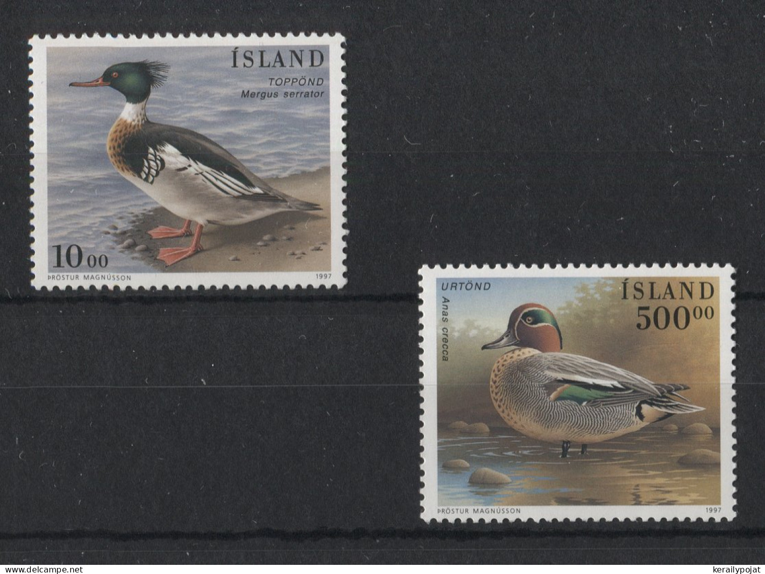 Iceland - 1997 Birds MNH__(TH-23105) - Unused Stamps