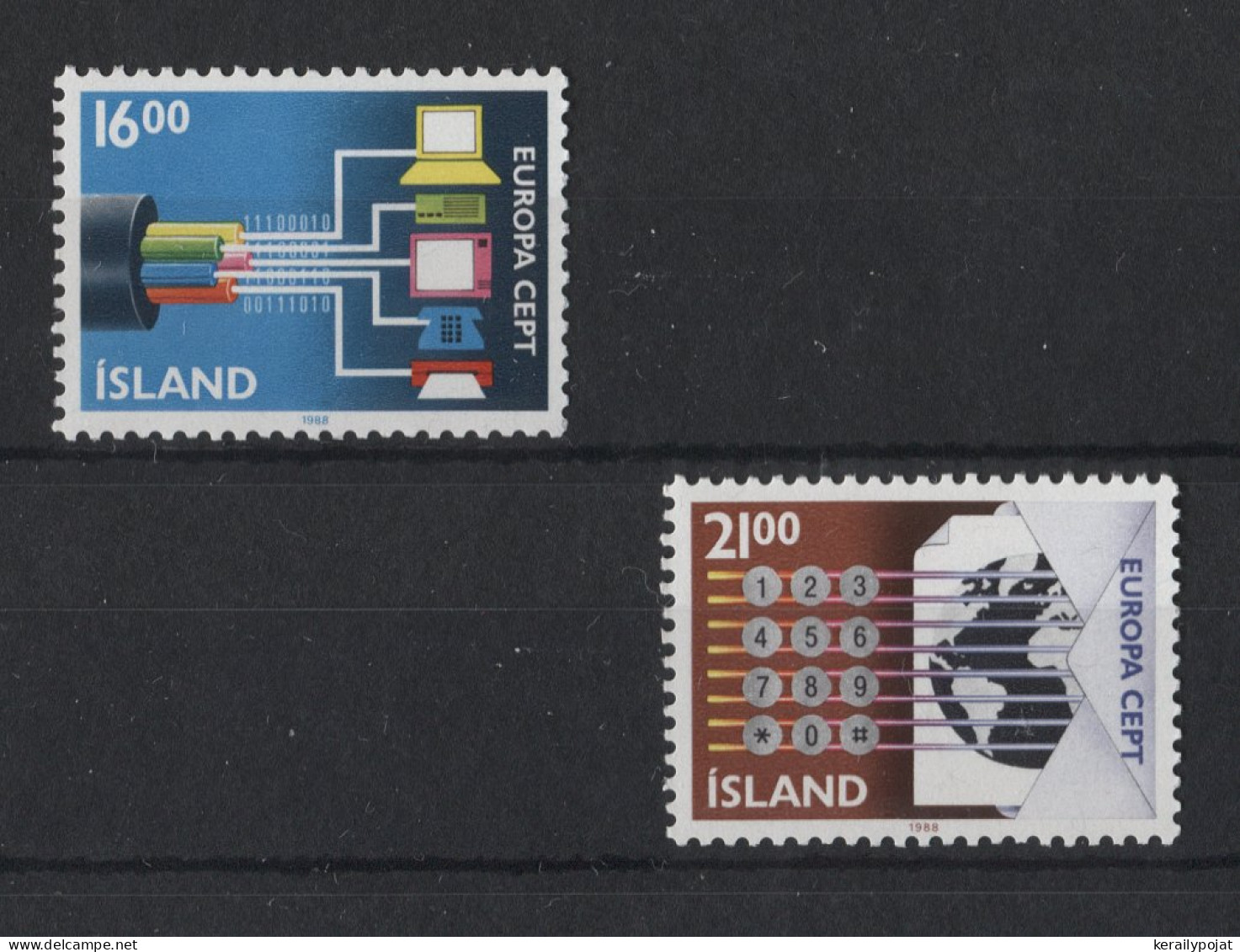 Iceland - 1988 Europe Means Of Transport And Communication MNH__(TH-23087) - Neufs