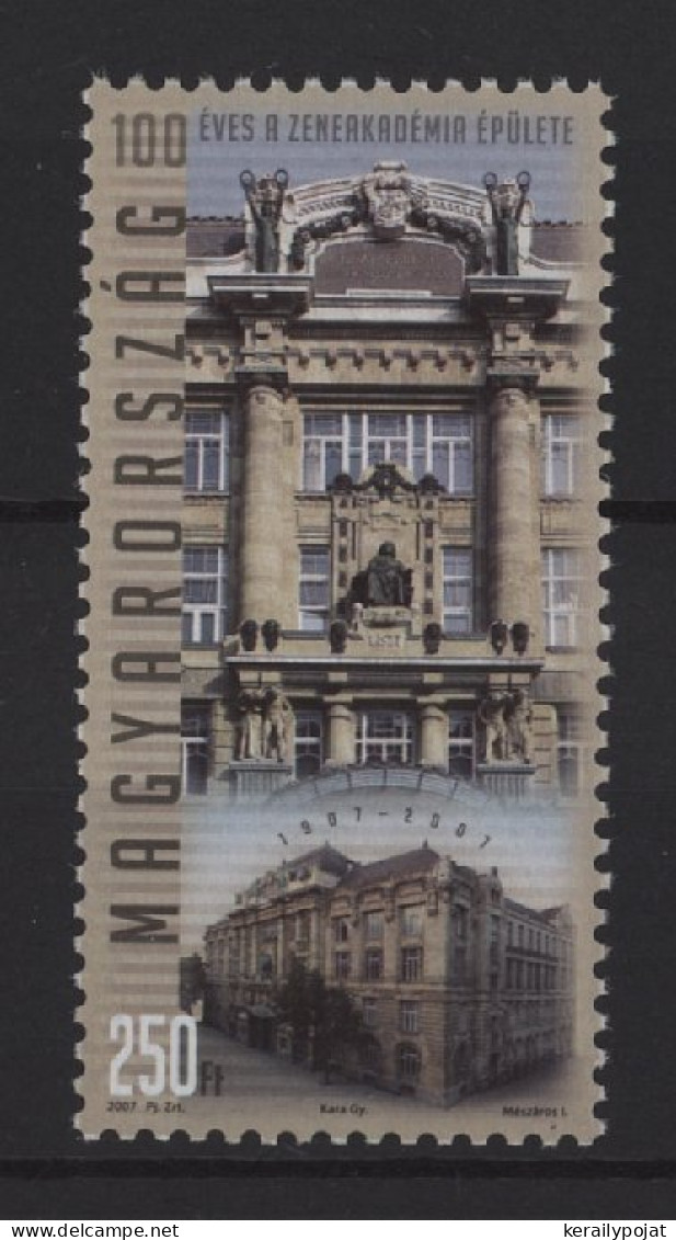 Hungary - 2007 Music Academy Building MNH__(TH-26747) - Ongebruikt