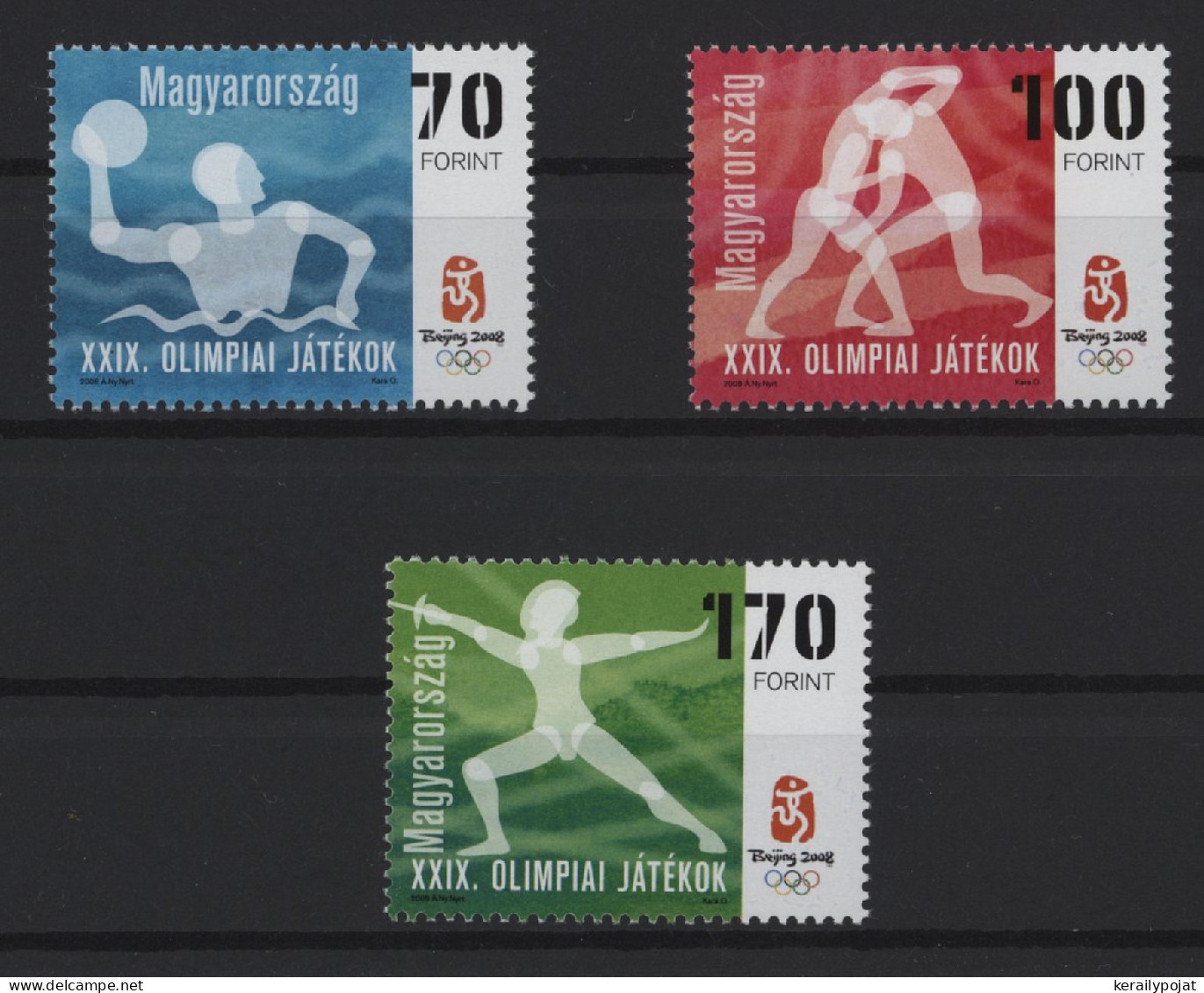 Hungary - 2008 Summer Olympics Beijing MNH__(TH-27763) - Neufs