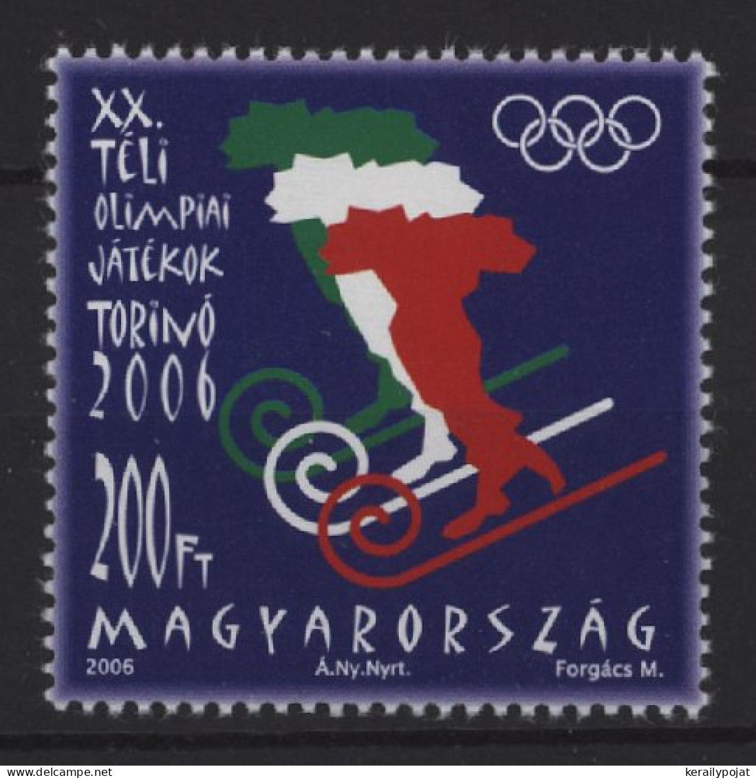 Hungary - 2006 Winter Olympics Turin MNH__(TH-26740) - Nuovi