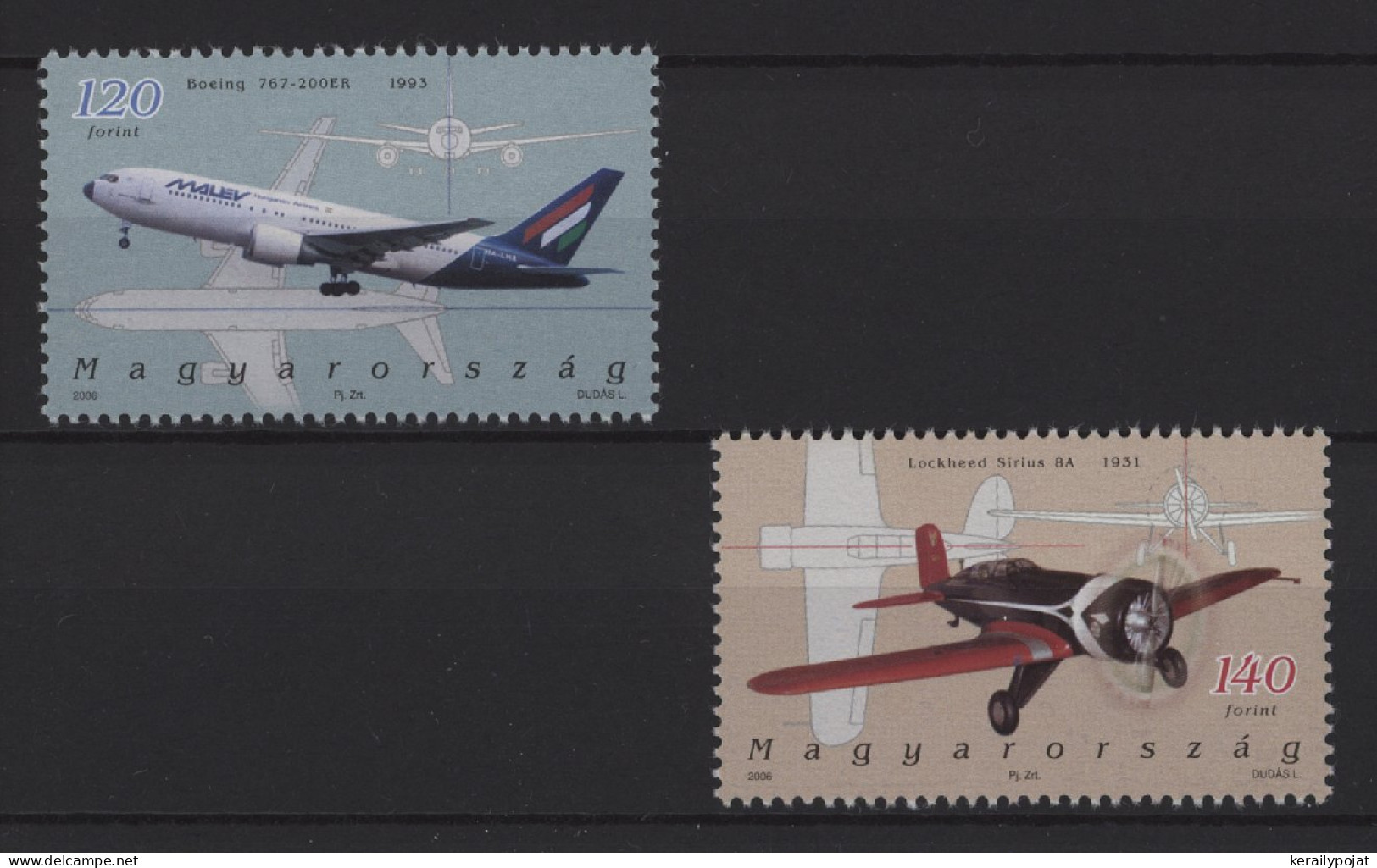 Hungary - 2006 History Of Hungarian Aviation MNH__(TH-26741) - Unused Stamps