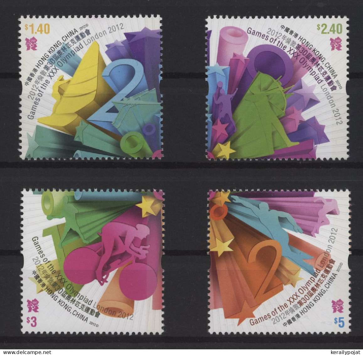 Hong Kong - 2012 Summer Olympics London MNH__(TH-27668) - Ongebruikt