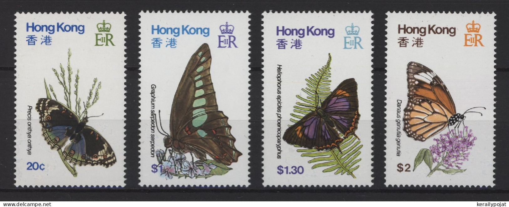 Hong Kong - 1979 Butterflies MNH__(TH-26888) - Ongebruikt