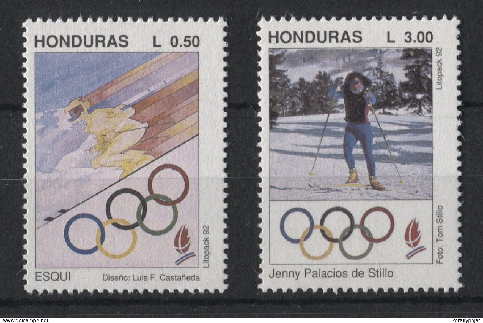 Honduras - 1992 Winter Olympics Albertville MNH__(TH-23890) - Honduras