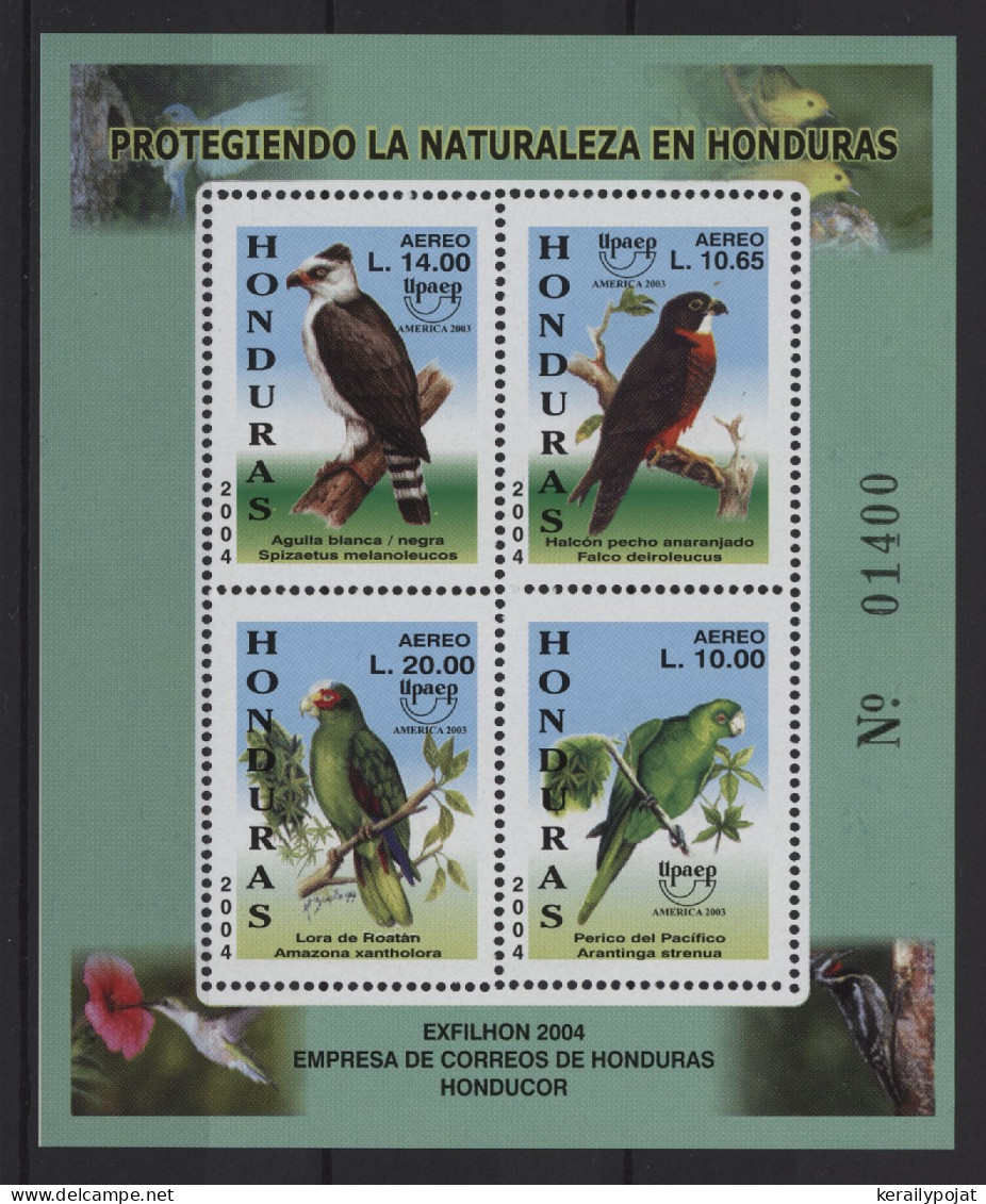 Honduras - 2004 Native Fauna And Flora Block MNH__(TH-27229) - Honduras