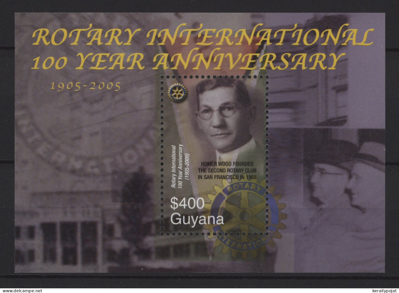 Guyana - 2005 Rotary International Block MNH__(TH-27402) - Guyana (1966-...)