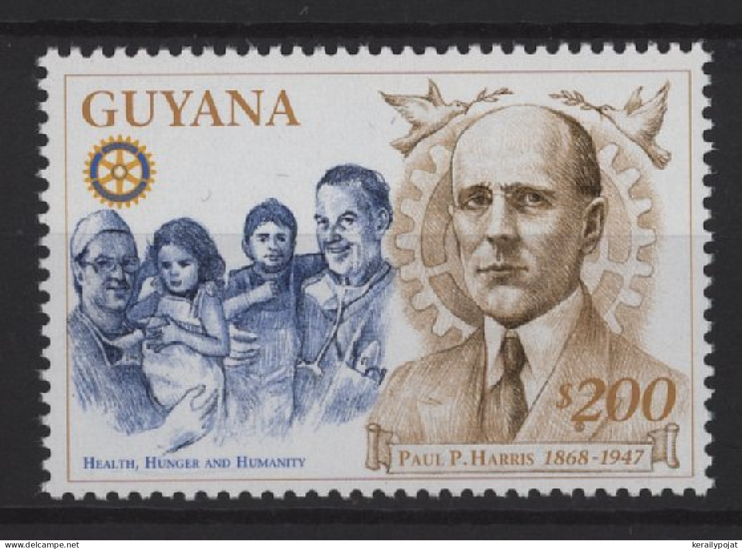 Guyana - 1997 Paul Harris MNH__(TH-27443) - Guyana (1966-...)