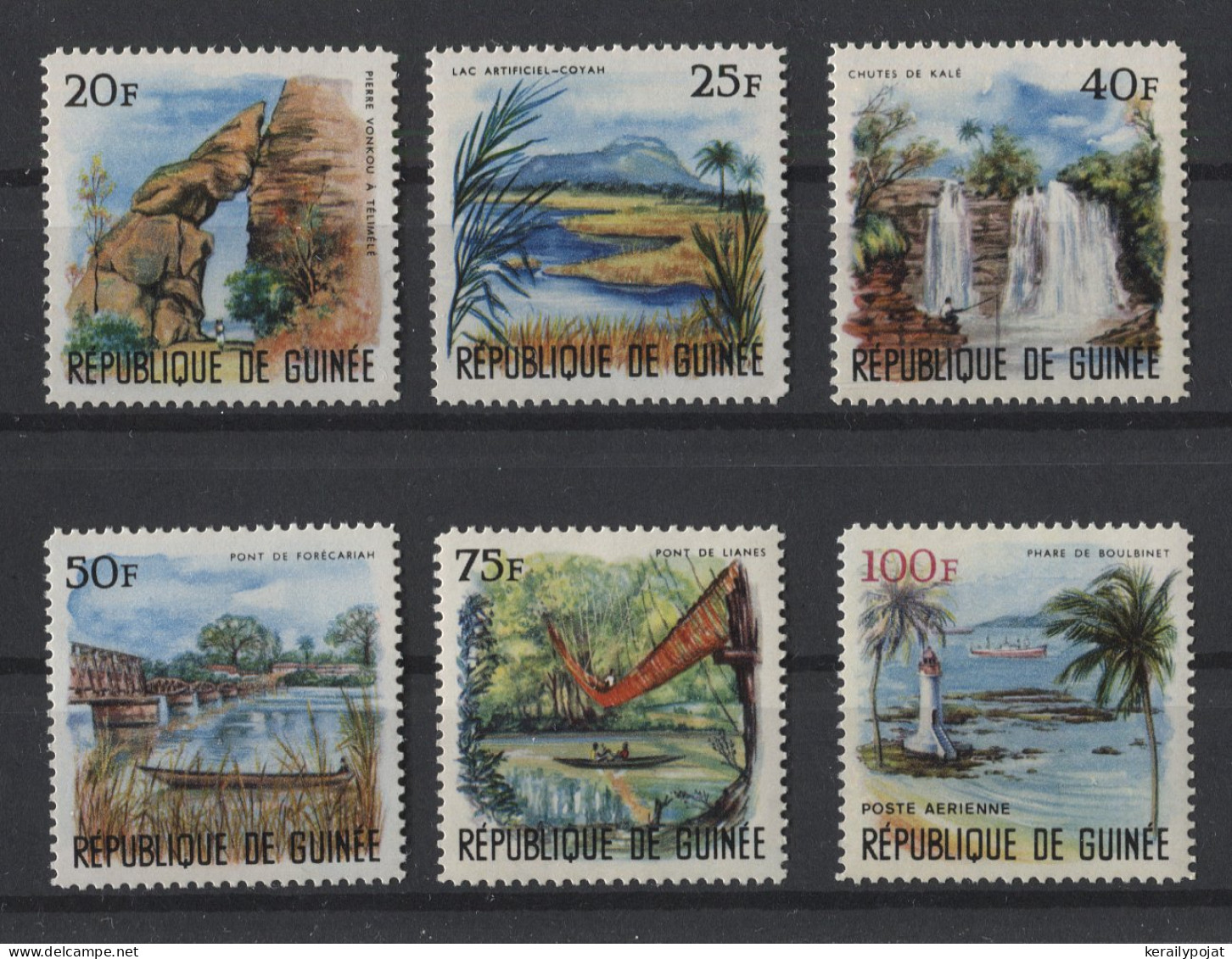 Guinea - 1966 Landscapes MNH__(TH-26565) - Guinea (1958-...)