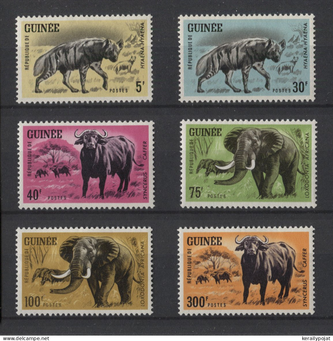 Guinea - 1964 Animals MNH__(TH-26560) - Guinea (1958-...)