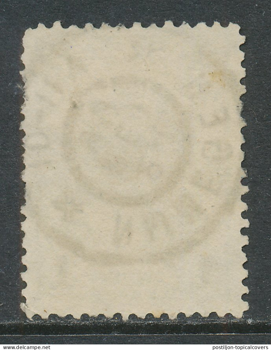 Em. 1898 Kroningszegel Grootrondstempel Nijmegen 1899 - Marcophilie