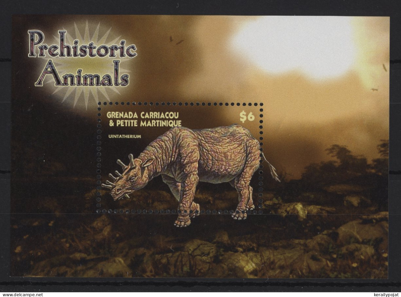 Grenada Grenadines - 2005 Prehistoric Animals Block (2) MNH__(TH-24441) - Grenada (1974-...)