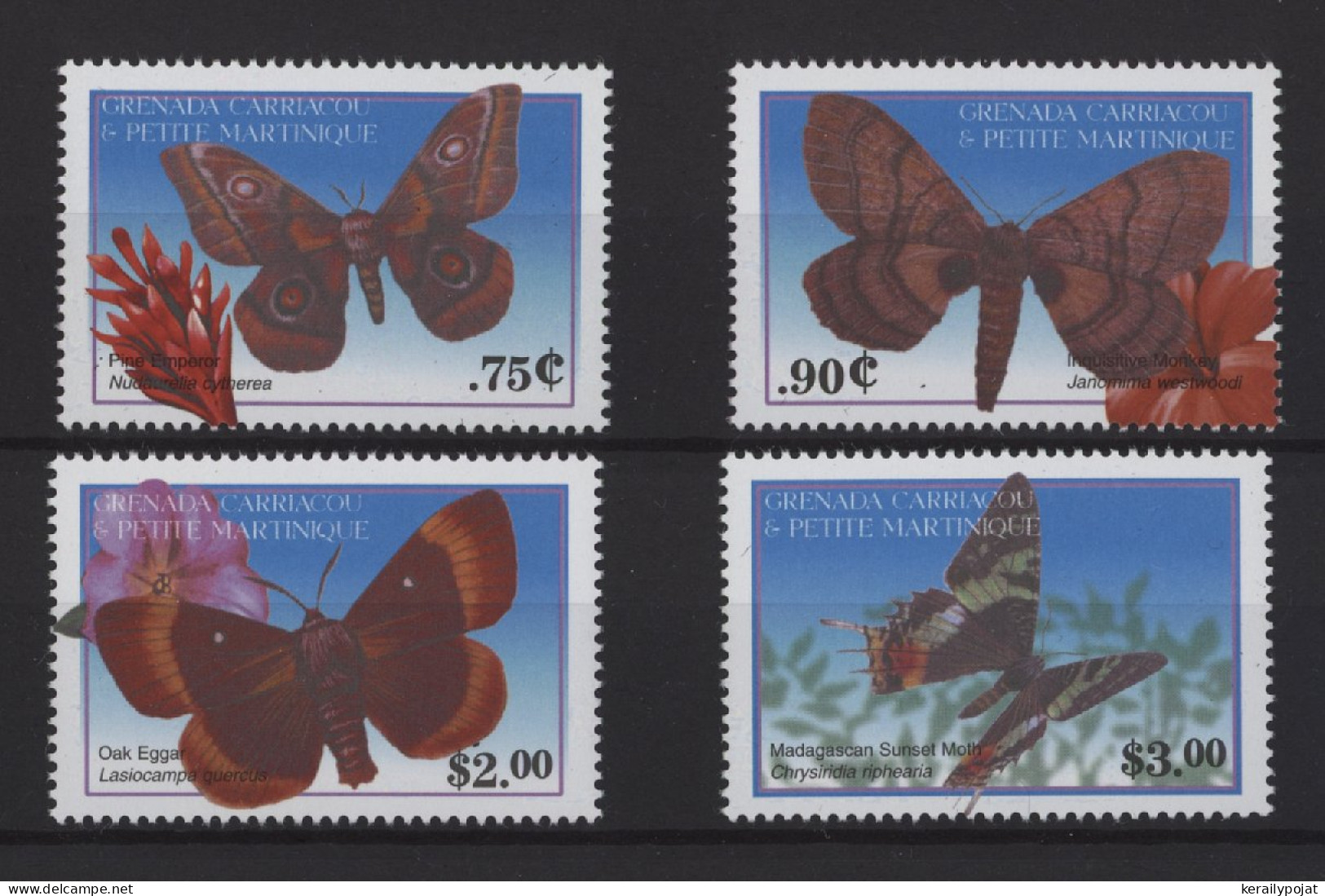 Grenada Grenadines - 2001 Butterflies MNH__(TH-25125) - Grenada (1974-...)