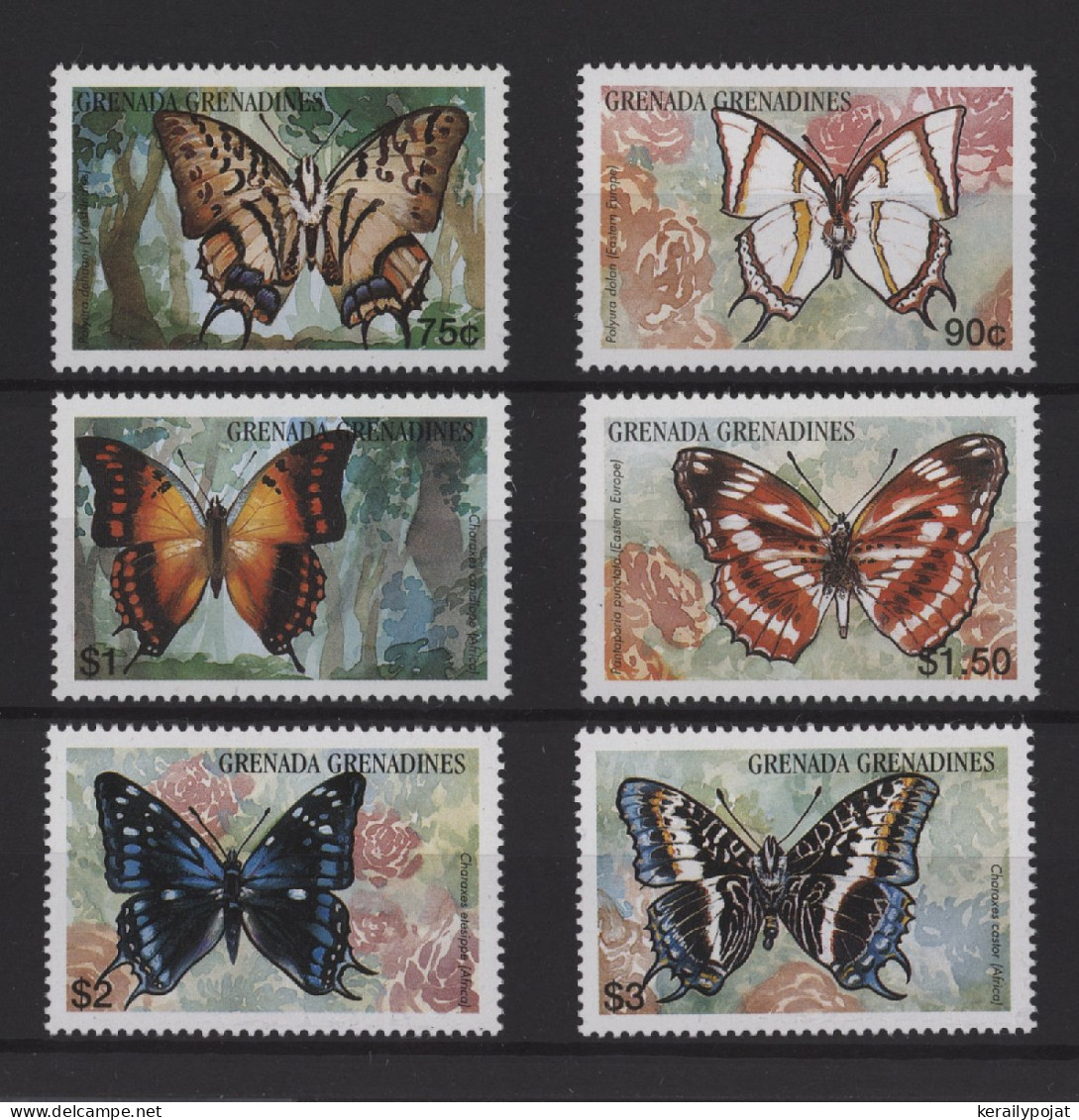 Grenada Grenadines - 1997 Butterflies MNH__(TH-25123) - Grenada (1974-...)