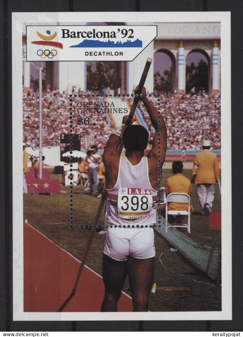 Grenada Grenadines - 1990 Summer Olympics Barcelona Block (2) MNH__(TH-27734) - Grenada (1974-...)