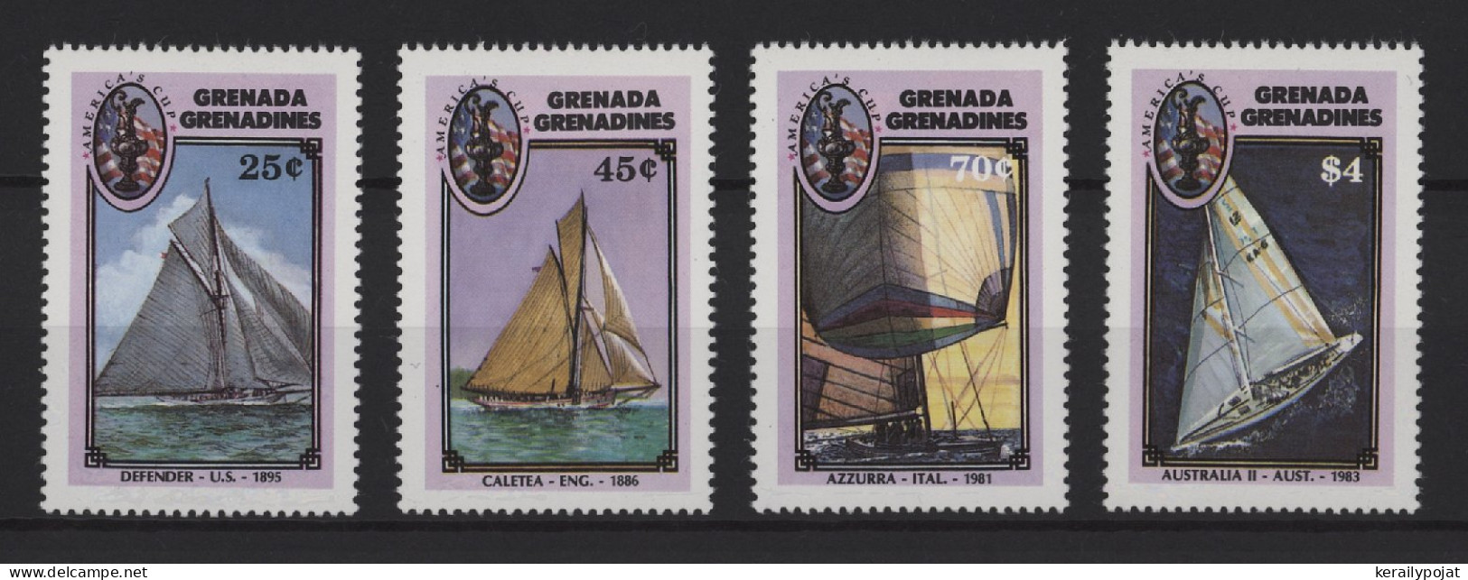 Grenada Grenadines - 1987 America's Cup MNH__(TH-27428) - Grenada (1974-...)