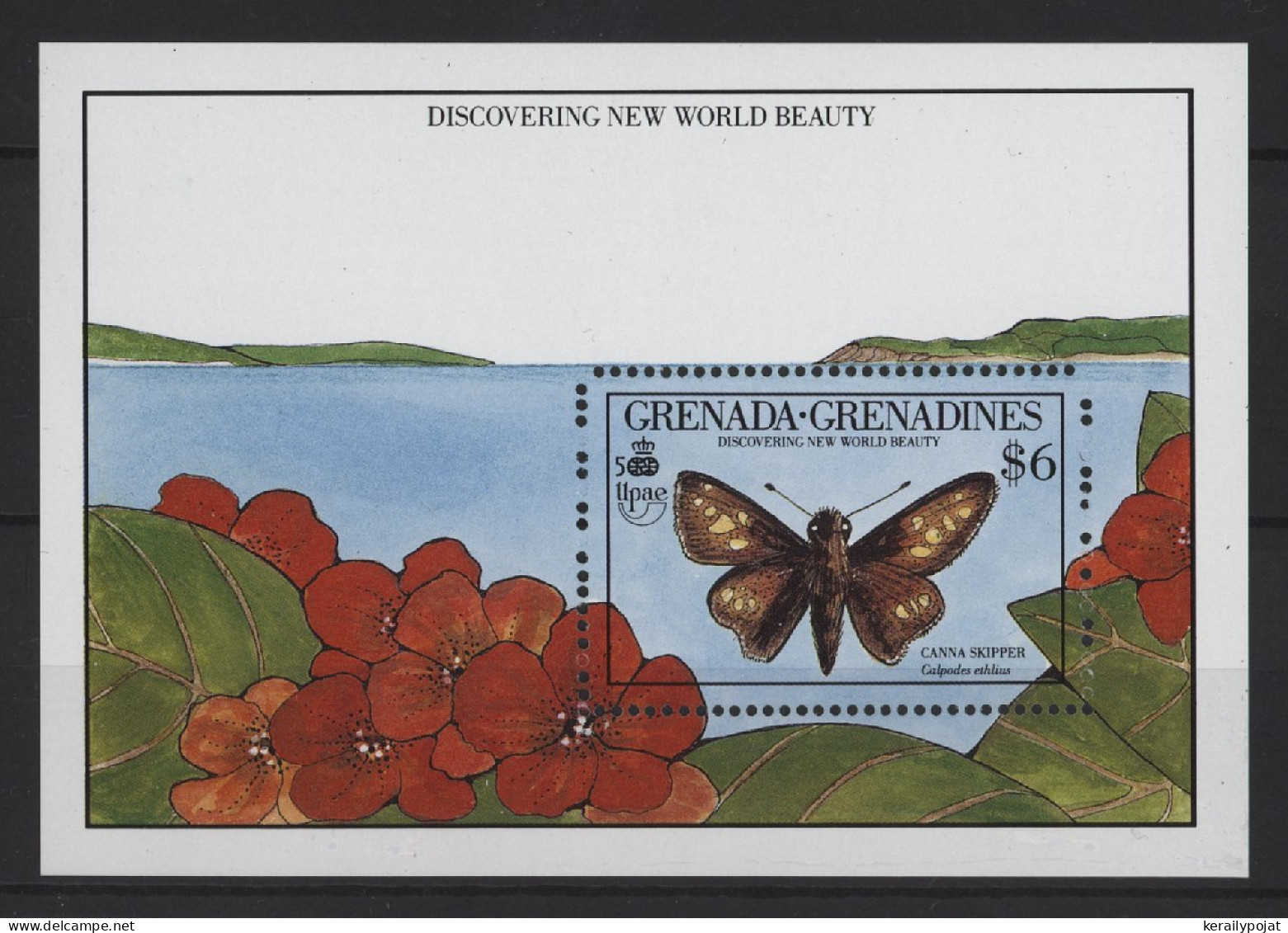 Grenada Grenadines - 1990 Insects Block (1) MNH__(TH-26775) - Grenada (1974-...)