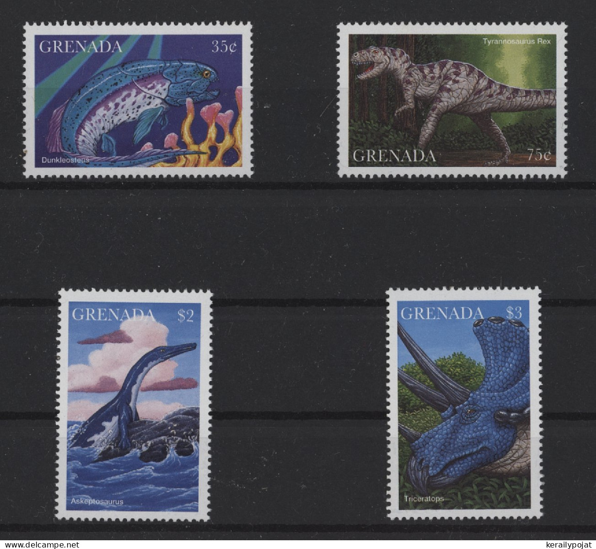 Grenada - 1997 Prehistoric Animals MNH__(TH-24476) - Grenada (1974-...)