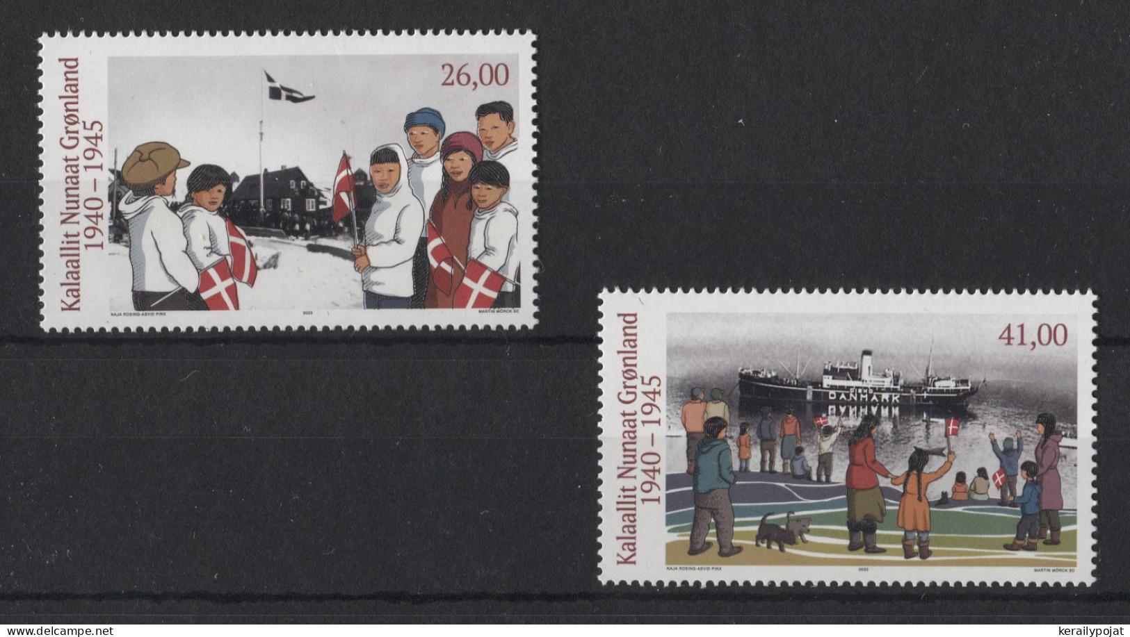 Greenland - 2020 Greenland In World War II MNH__(TH-23161) - Unused Stamps