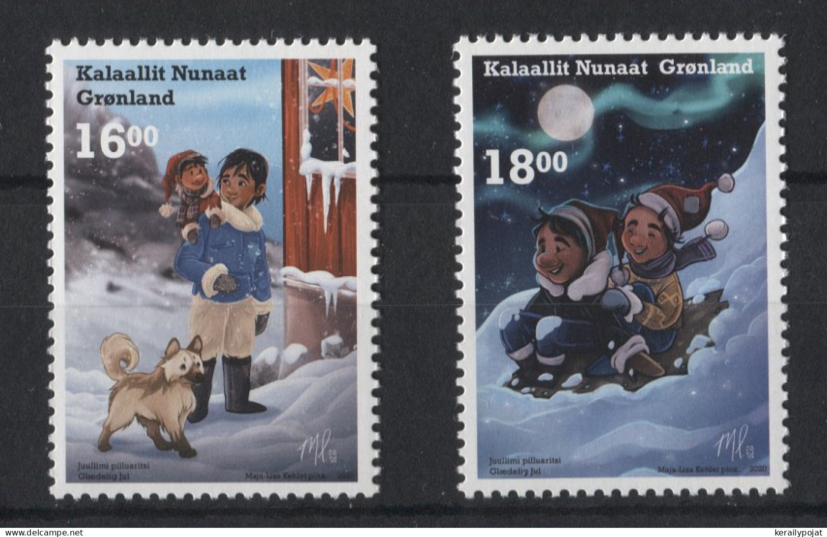 Greenland - 2020 Christmas MNH__(TH-23151) - Unused Stamps
