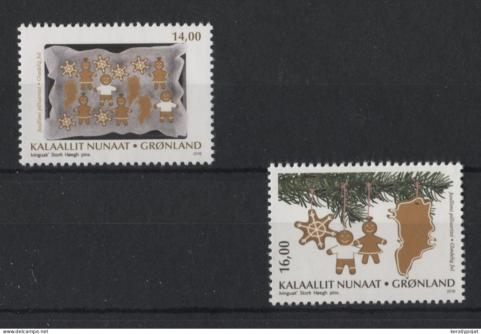 Greenland - 2018 Christmas MNH__(TH-23194) - Unused Stamps