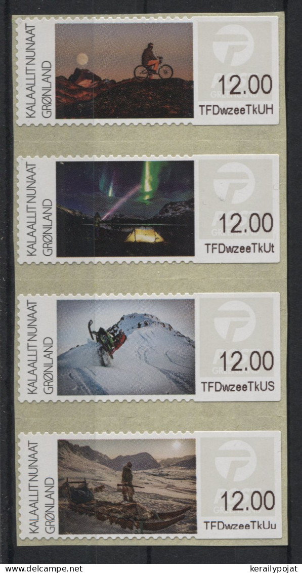 Greenland - 2016 Landscapes Strip MNH__(TH-23216) - Ungebraucht