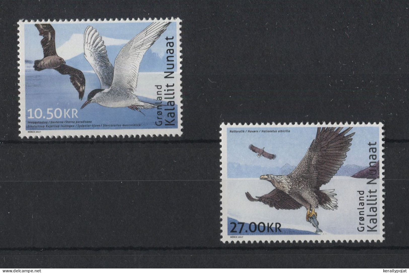 Greenland - 2017 Birds Of The Arctic And Antarctic MNH__(TH-23208) - Ungebraucht