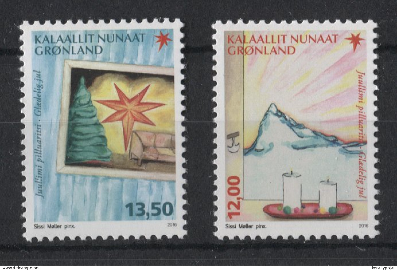 Greenland - 2016 Christmas MNH__(TH-23123) - Unused Stamps