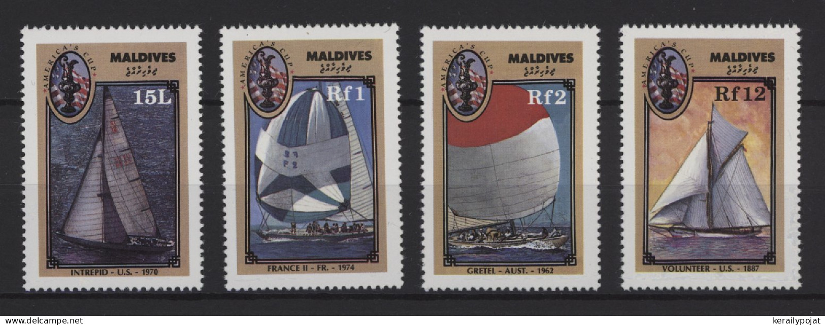 Maldives - 1987 America's Cup MNH__(TH-27426) - Maldivas (1965-...)