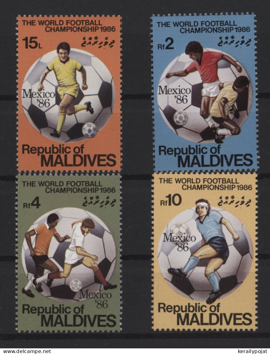 Maldives - 1986 Soccer World Cup MNH__(TH-27789) - Maldivas (1965-...)