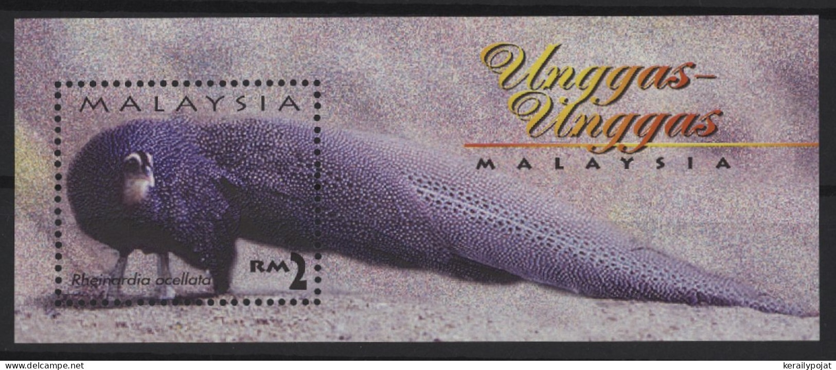 Malaysia - 2000 Native Birds Block MNH__(TH-27247) - Malaysia (1964-...)