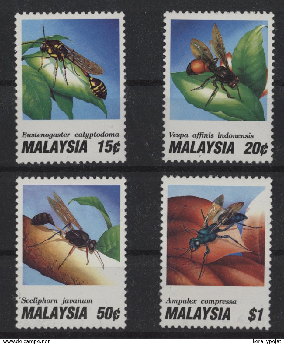 Malaysia - 1991 Insects MNH__(TH-26754) - Malaysia (1964-...)