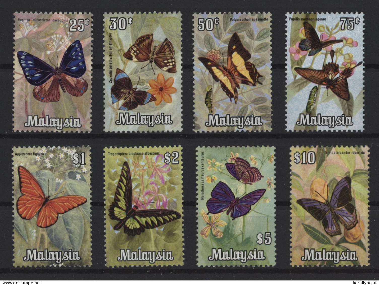 Malaysia - 1970 Butterflies MNH__(TH-26922) - Malaysia (1964-...)