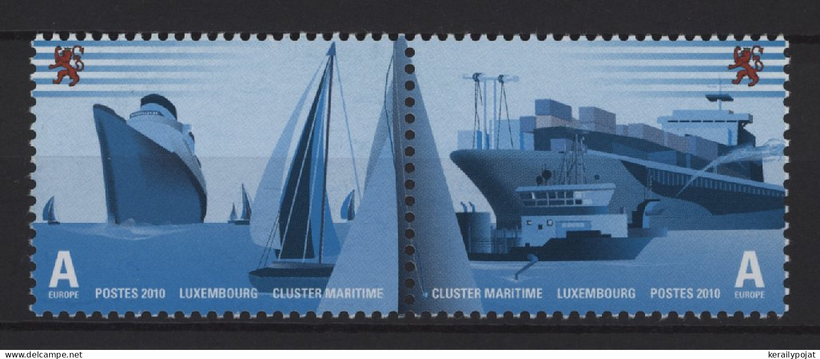 Luxembourg - 2010 Shipping Association Pair MNH__(TH-26055) - Ungebraucht